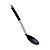 Colher Servir Silicone Inox Preto Linha Facile - Imagem 4