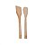 Kit Utensílios Cozinha Bambu Natural Colher Espátula 4 Peças - Imagem 4