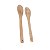 Kit Utensílios Cozinha Bambu Natural Colher Espátula 4 Peças - Imagem 3