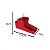 Conjunto Porta Detergente Plastico Vermelho - Imagem 3