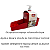 Conjunto Porta Detergente Plastico Vermelho - Imagem 2