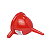 Funil Pequeno de Plastico Vermelho 9cm - Imagem 5