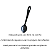 Colher Grande de Plastico Preta - Imagem 2