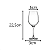 Taca de Vidro Barone 490ml - Imagem 3