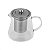 Chaleira Vidro Com Bule Infusor Inox Café Chá 550ml - Imagem 2