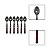 Kit 6 Colheres Mesa Inox Madeira Linha Legna - Imagem 1
