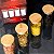 Kit 4 Potes Vidro Redondos Temperos Tampa Bambu 100ml - Imagem 5