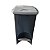 Lixeira Preta Com Pedal 7L - Imagem 3