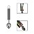 Colher Servir Sorvete Inox Silicone Linha Top Home - Imagem 1