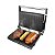 Sanduicheira Grill Antiaderente Inox Preta 127V 1200W - Imagem 2