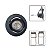 Spot Led 5W Preta De Embutir Redonda Luz Branca Fria - Imagem 1