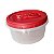 Pote Redondo Tampa Rosca Clic 900ML - Imagem 3