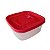 Pote Quadrado Com Tampa Clic 1,1L - Imagem 4