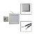 Painel Led Embutir Quadrado 12W 16 X 16 Luz Branca Morna - Imagem 1