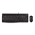 KIT TECLADO E MOUSE USB MK120 PRETO LOGITECH - Imagem 2