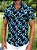 Camisa Flores Pinceladas Azul - Imagem 2