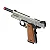 PISTOLA ROSSI 1911 SILVER MADEIRA GBB 6MM AIRSOFT - Imagem 4