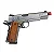 PISTOLA ROSSI 1911 SILVER MADEIRA GBB 6MM AIRSOFT - Imagem 2