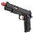 PISTOLA AIRSOFT GBB 1911 REDWINGS GOLD GREEN GAS BLOWBACK - Imagem 6