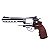 REVOLVER AIRGUN DELTA 702S 6" FULL METAL NIQUELADO CO2 4.5MM - Imagem 14