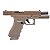 PISTOLA PRESSAO ROSSI G17 BLOWBACK TAN CO2 4,5MM - Imagem 2