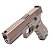PISTOLA PRESSAO ROSSI G17 BLOWBACK TAN CO2 4,5MM - Imagem 3