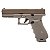 PISTOLA PRESSAO ROSSI G17 BLOWBACK TAN CO2 4,5MM - Imagem 6