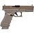 PISTOLA PRESSAO ROSSI G17 BLOWBACK TAN CO2 4,5MM - Imagem 1