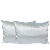 Duo Fronhas de Cetim Anti Frizz Branca Com Zíper Queen Size 55x70 - Soulta - Imagem 1