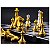 Xadrez Medieval Prata e Ouro 36x36 - Imagem 3