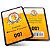 Comanda PVC 3mm Verniz Total Frente e verso 10X15 cm 10 unid - Imagem 1