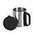 MINI CANECA INOX  SEMI TÉRMICA COM TAMPA 180 ml - EMBRAER - Imagem 1