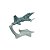 Maquete Caça F-5 Camuflado - Imagem 4
