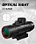 Red Dot Scope Diana 4X33 Mount Duplo Reticulo Iluminado - Imagem 5
