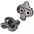 Kit Presilha Clip Sapatilha MTB Bike Padrão Shimano - Imagem 1
