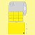 Etiqueta Couchê adesivo 34x23x3 - amarelo - Imagem 1