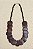 Colar Boho Madeira Escura - Estilo e Conforto - Imagem 1