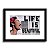 Quadro Decorativo Banksy Life Is Beautiful Sala Mais Barato - Imagem 1