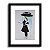 Quadro Decorativo Umbrella Girl Cinza Sala Quarto Barato - Imagem 1