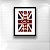 Quadro Decorativo Keep Calm Carry On Bandeira UK Sala Barato - Imagem 2