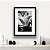 Quadro Decorativo Floral Botânico Lírio PB Sala Quarto - Imagem 3