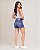 Short jeans feminino com puídos 9831 - Imagem 2