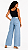 Calça feminina wide leg Empório Jeans 0002 - Imagem 2