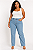 Calça jeans feminina reta Oppnus 00010 - Imagem 1