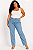 Calça jeans feminina reta Oppnus 00010 - Imagem 3