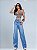 Calça jeans feminina wide leg Oppnus 00083 - Imagem 1