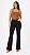 Calça jeans preta feminina boot cut Oppnus 00081 - Imagem 6