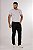 Calça jeans preta masculina regular 00319 - Imagem 1