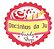 100 Adesivos Docinhos 4CM Redondo Glossy 135Gr. - Imagem 1