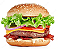 10 Adesivos Hamburguer 20x17cm Glossy 135Gr. - Imagem 1